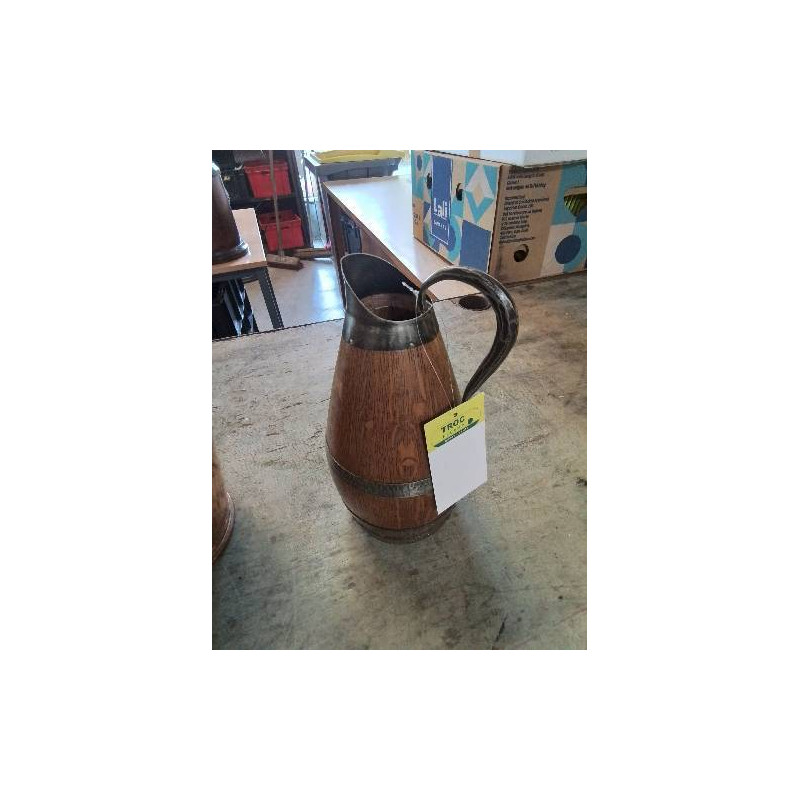 CRUCHE BOIS CERCLÉ DÉBUT XXE 