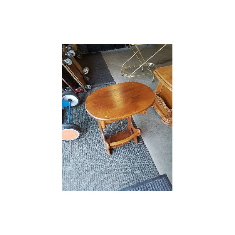 CONSOLE PORTE REVUES BOIS A BARREAUX 1 TIROIR 