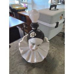 LAMPE PIERROT CÉRAMIQUE 