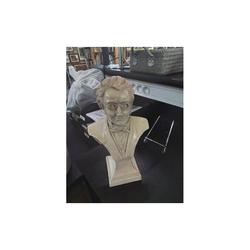 STATUETTE BUSTE CÉRAMIQUE F.SCHUBERT