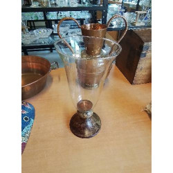 VASE VERRE SOUFFLÉ SOCLE...