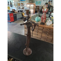 SCULPTURE VIOLONISTE BRONZE...