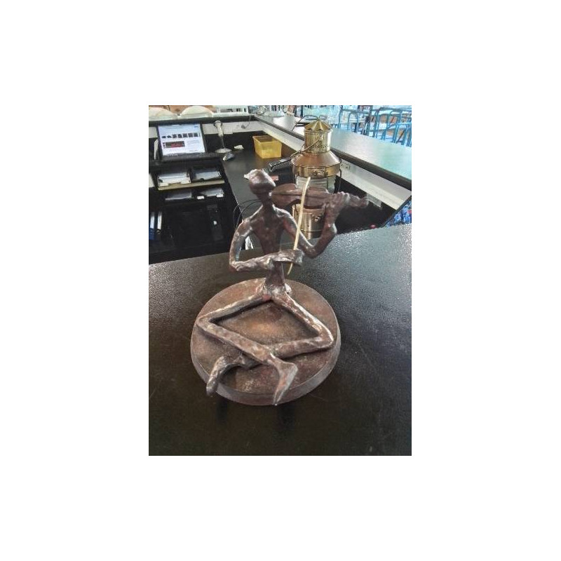 SCULPTURE VIOLONISTE ASSIS BRONZE 
