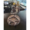 SCULPTURE VIOLONISTE ASSIS BRONZE 