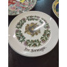 6 ASSIETTES A FROMAGE CÉRAMIQUE GIEN