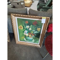 HUILE SUR TOILE BOUQUET DE...