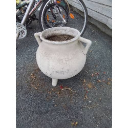 JARDINIÈRE MARMITE CIMENT...