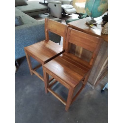 PAIRE DE CHAISE BOIS ALINÉA 