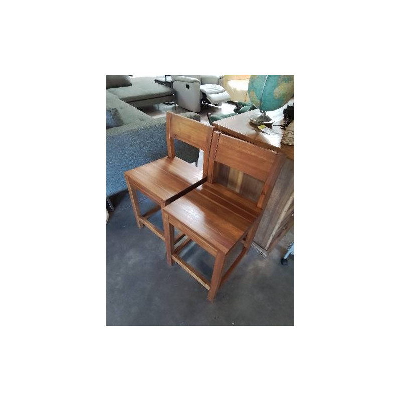 PAIRE DE CHAISE BOIS ALINÉA 