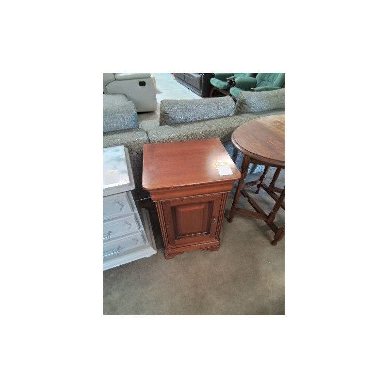 CHEVET BOIS 1 TIROIR 1 PORTE STYLE LOUIS PHILIPPE 