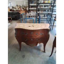 COMMODE GALBÉ BOIS DE ROSE...