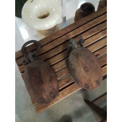 POULIE MARINE BOIS 