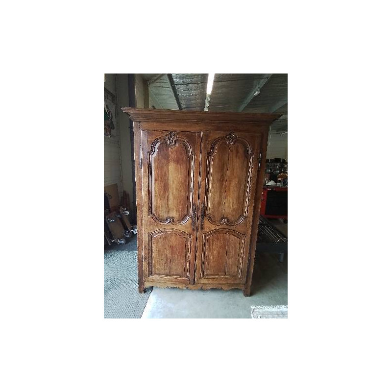 ARMOIRE LINGERE BOIS MOULURÉ DÉBUT XXE