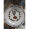 ASSIETTE CÉRAMIQUE AUX BRAVES 1914 1915 TERRE DE FER CHOISY LE ROI EN L\'ÉTAT 