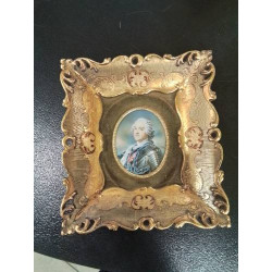 PORTRAIT MÉDAILLON LOUIS XV...