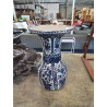 VASE CÉRAMIQUE BLEU ET BLANC ROYAL SPHINX BOCH DELFTS