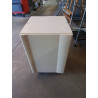 CAISSON A ROULETTES BOIS BLANC ET RÉSINE ECRU 1 PORTE