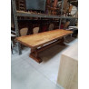 TABLE MONASTÈRE CHÊNE CLAIR 270X85,5X75,5