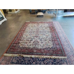 TAPIS OCRE ROUGE VERT  170X230
