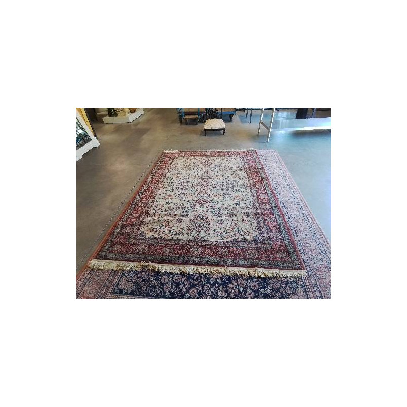 TAPIS OCRE ROUGE VERT  170X230