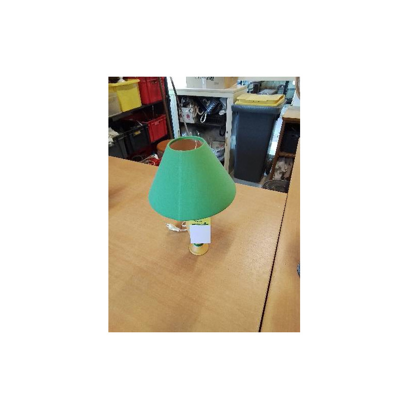 LAMPE CÉRAMIQUE JAUNE ET VERT AJ VERT 