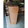 CLASSEUR A RIDEAU 1 PORTE BOIS CLAIR 