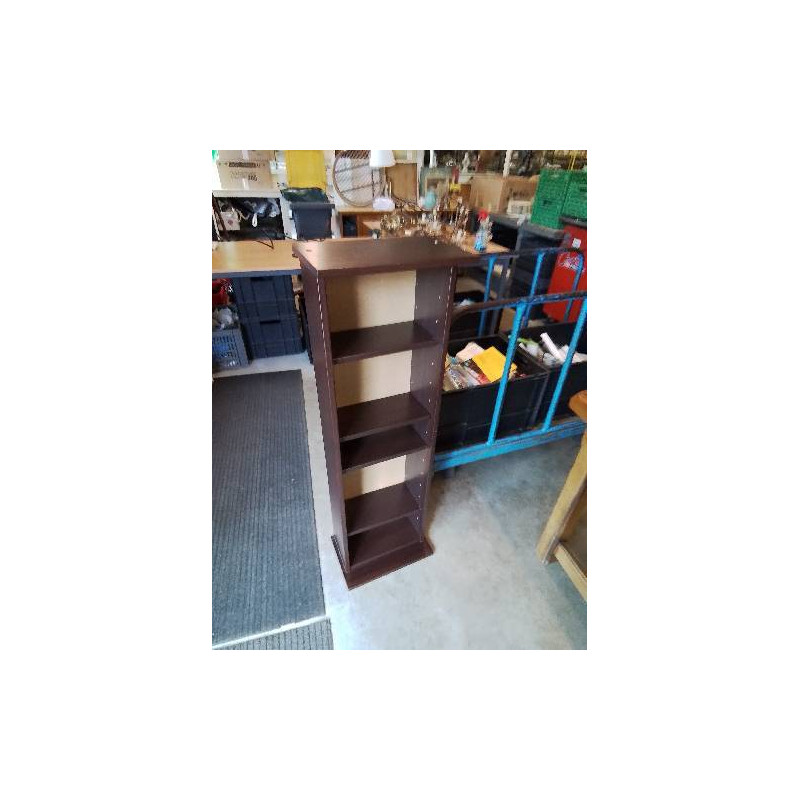BIBLIOTHÈQUE BOIS TEINTÉ WENGÉ 