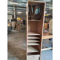 CLASSEUR A RIDEAU BOIS CLAIR 173 CM