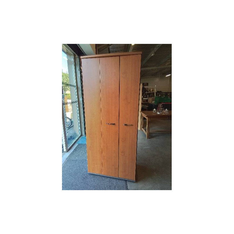 ARMOIRE DE BUREAU BOIS 2 PORTES 79X180X46