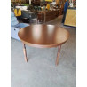 TABLE RONDE 1 RALLONGE PAPILLON  BOIS  PIEDS RONDS120X75 