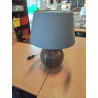 LAMPE BOULE METAL AJ GRIS 