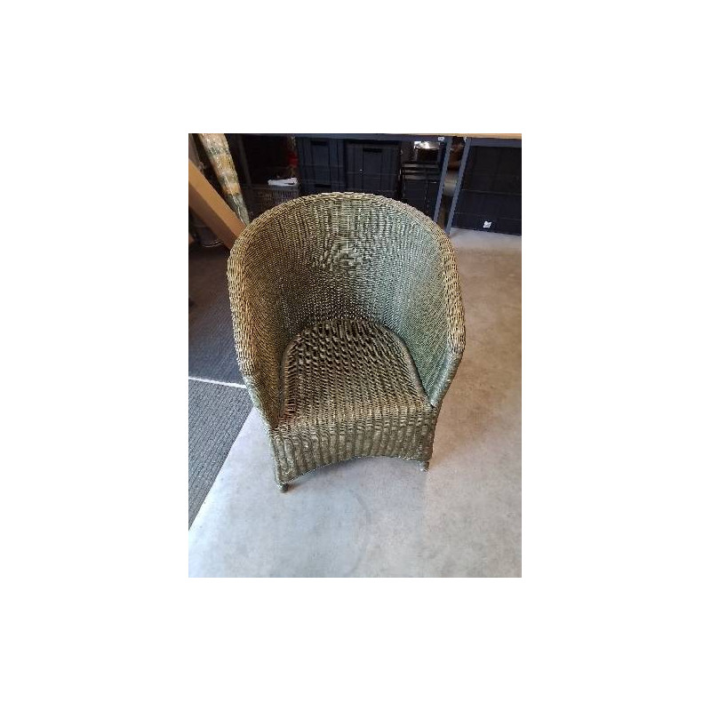 FAUTEUIL OSIER VERT 
