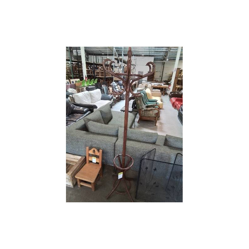 PERROQUET BOIS COURBÉ 6 PATÈRES 