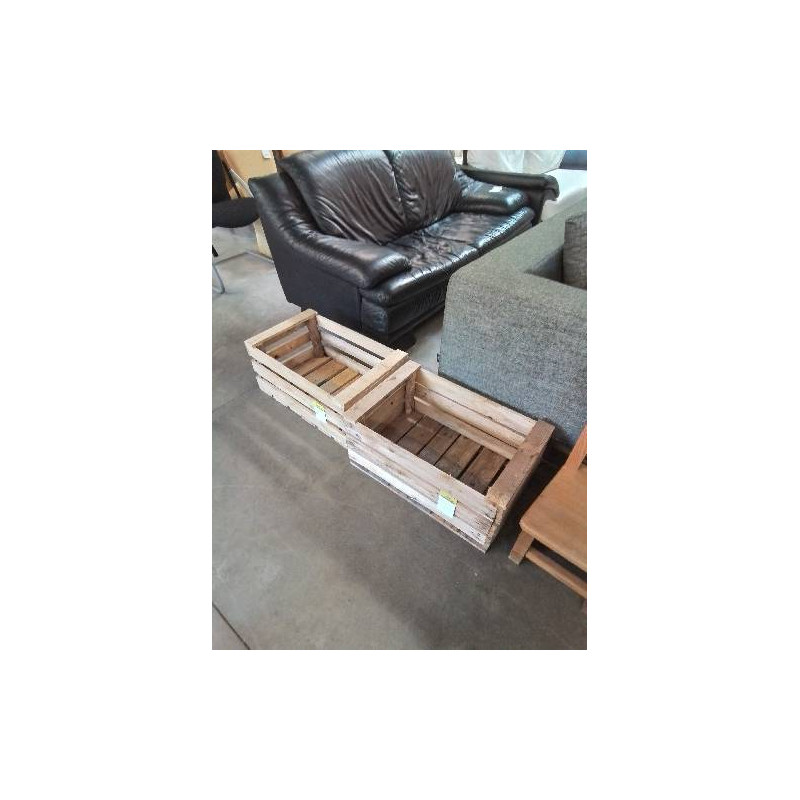 CAISSE RECTANGULAIRE BOIS NATUREL 