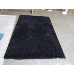 TAPIS NOIR BOUCLE 133X195