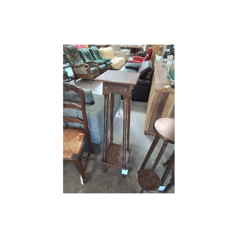 SELLETTE HAUTE CARRÉE 2 NIVEAUX BOIS DÉBUT XXE