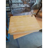 PUPITRE DE TABLE BOIS CLAIR AVEC ENCRIER 