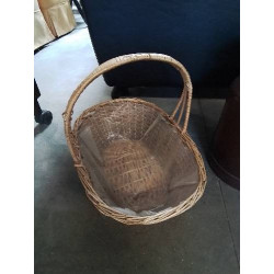 PANIER OVALE VANNERIE 1 ANSE