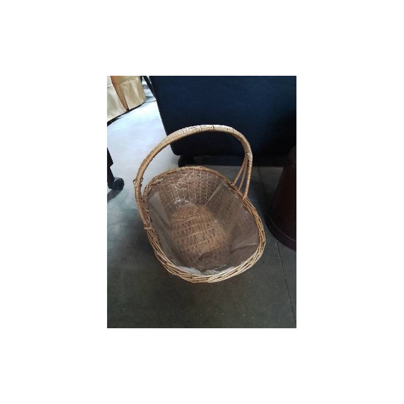 PANIER OVALE VANNERIE 1 ANSE