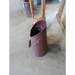 SEAU A CHARBON MÉTAL MARRON
