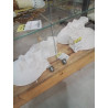 PAIRE D’APPLIQUE MURALE PLATRE BLANC ATELIER SEDAP