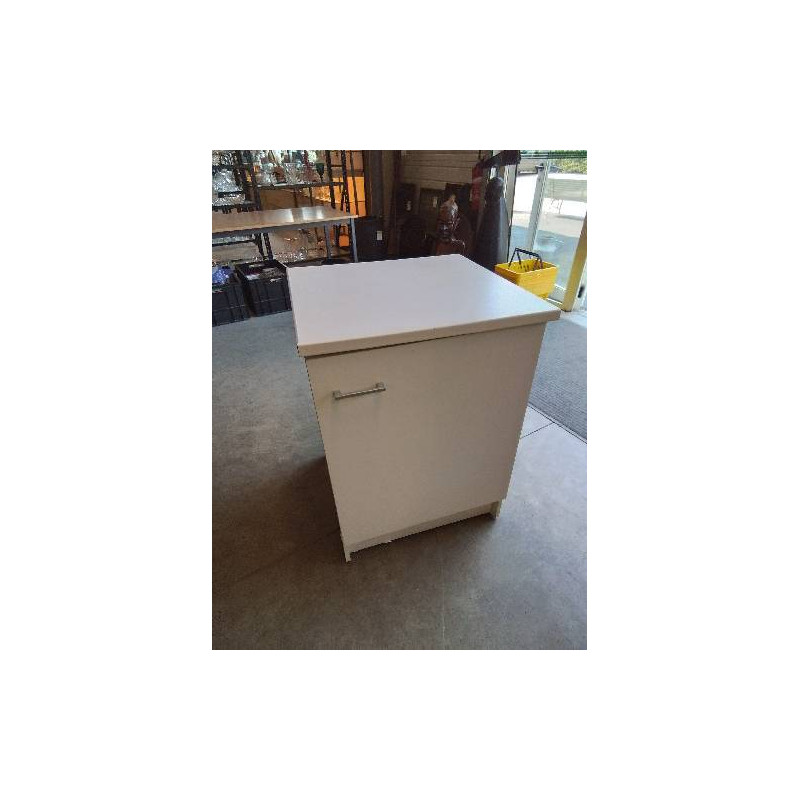 ÉLÉMENT DE CUISINE BOIS BLANC 1 PORTE