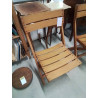 CHAISE DE JARDIN PLIANTE BOIS CLAIR SGDG