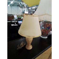 LAMPE ALBATRE AJ OCRE...