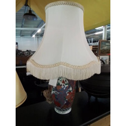 LAMPE CÉRAMIQUE AU PAON AJ...