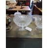 COUPE SUR PIEDOUCHE CRISTAL TAILLÉ 25 CM