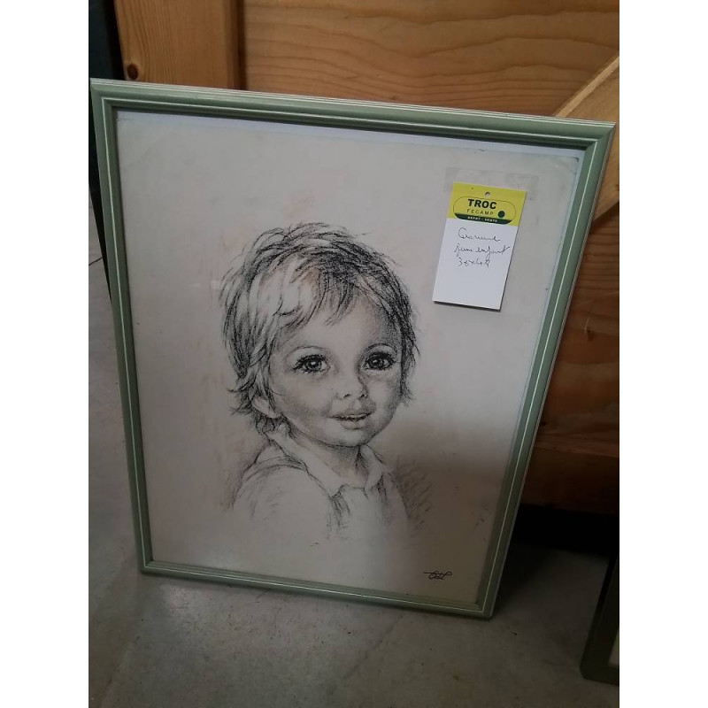 GRAVURE JEUNE ENFANT 
