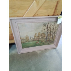 HUILE SUR TOILE SCÈNE DE...