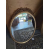 MIROIR OVALE DORÉ STYLE LOUIS XVI 