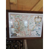 GRAVURE CARTE GOUVERNEMENT GÉNÉRAL DU DUCHÉ DE BOURGOGNE 